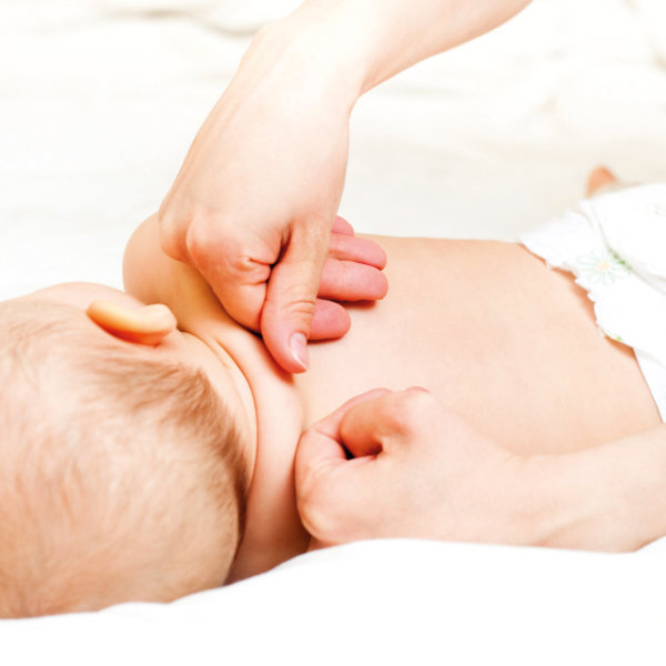 Babymassage - Rückenmassage